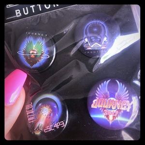 Journey Button pack NWT album cover buttons